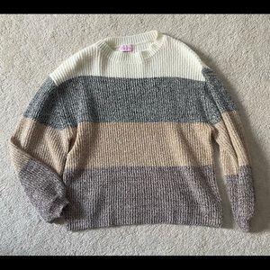 Pink lily boutique oversized sweater